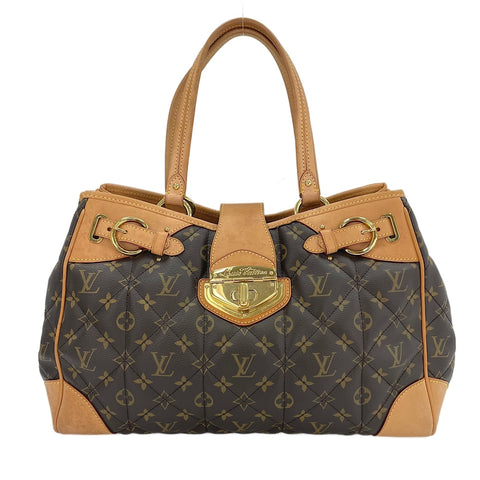 LOUIS VUITTON Shopper Shoulder Bag Brown WS30125