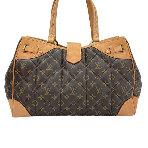 LOUIS VUITTON Shopper Shoulder Bag Brown WS30125