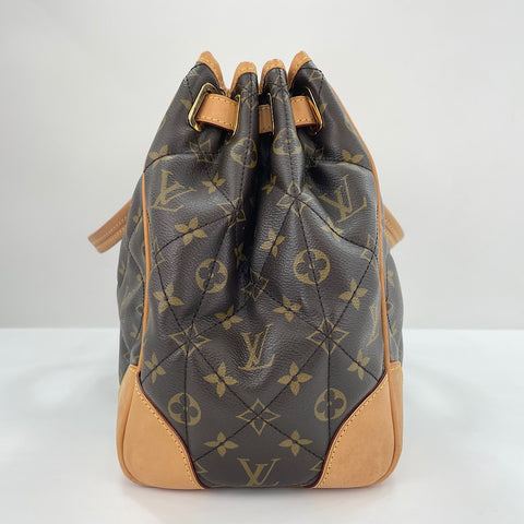 LOUIS VUITTON Shopper Shoulder Bag Brown WS30125
