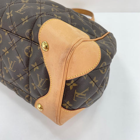 LOUIS VUITTON Shopper Shoulder Bag Brown WS30125