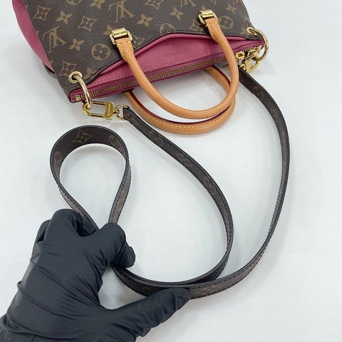 LOUIS VUITTON Pallas BB Handbag Brown WS30127