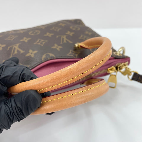 LOUIS VUITTON Pallas BB Handbag Brown WS30127