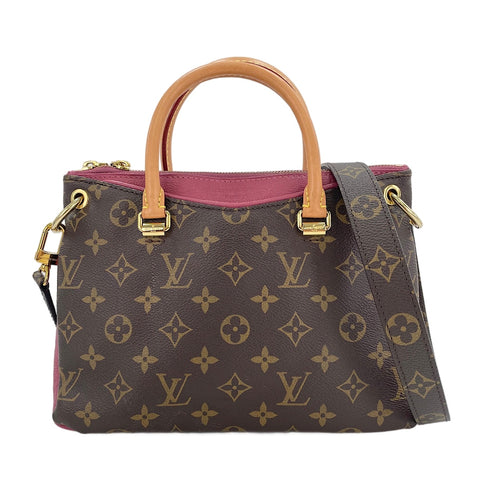 LOUIS VUITTON Pallas BB Handbag Brown WS30127