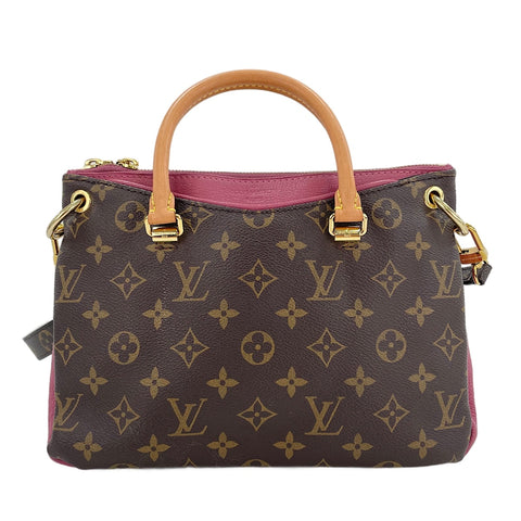 LOUIS VUITTON Pallas BB Handbag Brown WS30127