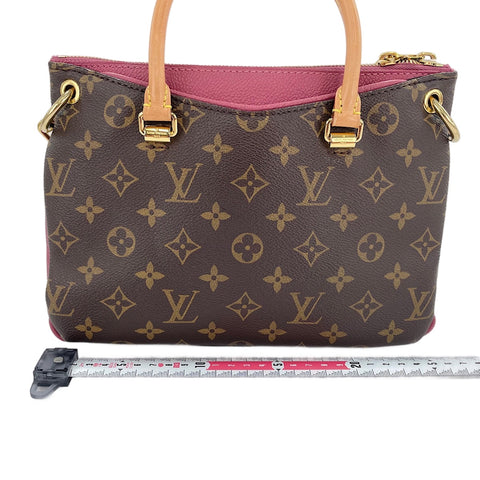 LOUIS VUITTON Pallas BB Handbag Brown WS30127