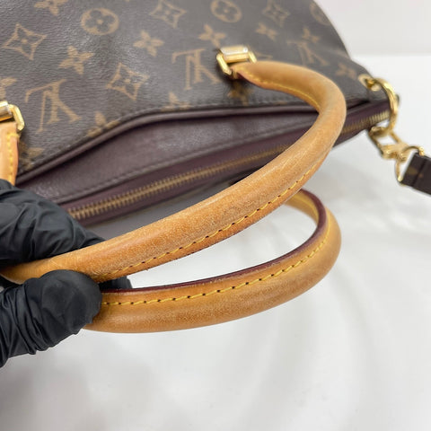 LOUIS VUITTON Pallas Handbag Brown WS30129