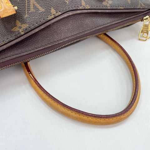LOUIS VUITTON Pallas Handbag Brown WS30129