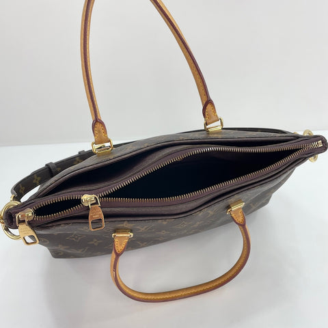 LOUIS VUITTON Pallas Handbag Brown WS30129