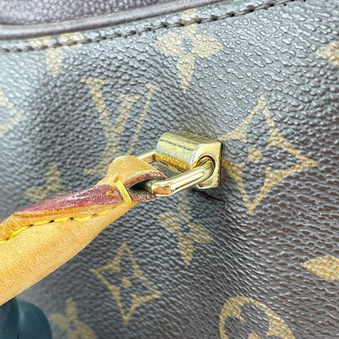 LOUIS VUITTON Pallas Handbag Brown WS30129