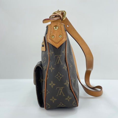 LOUIS VUITTON Hudson GM Shoulder Bag Brown WS30130