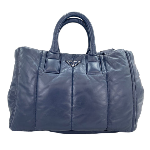 PRADA Tote Bag Navy WS30131