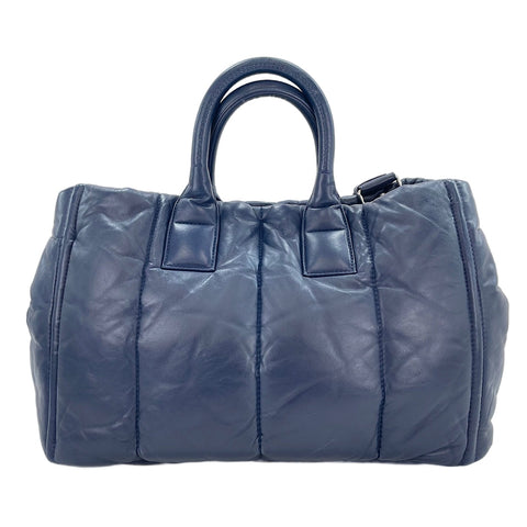 PRADA Tote Bag Navy WS30131