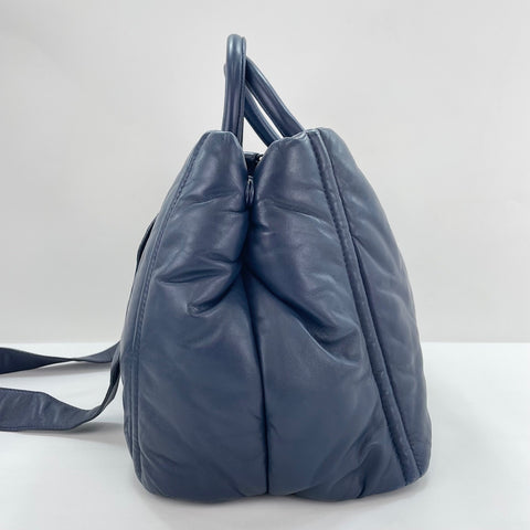 PRADA Tote Bag Navy WS30131