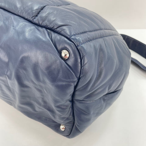 PRADA Tote Bag Navy WS30131