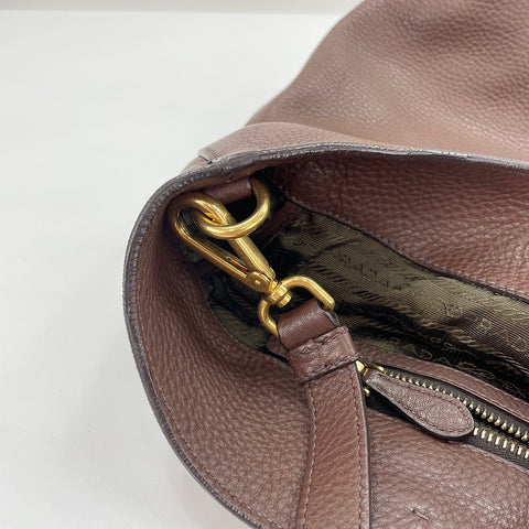 PRADA 2WAY Tote Bag Brown WS30132