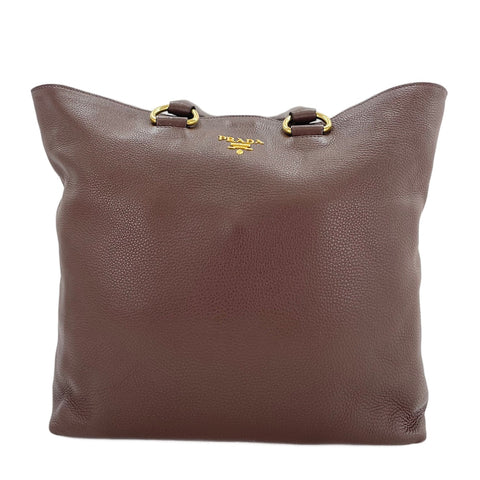 PRADA 2WAY Tote Bag Brown WS30132