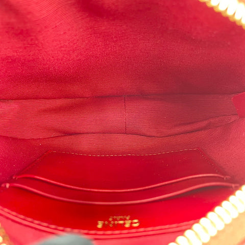 CELINE C Charms Small Shoulder Bag Red WS30135