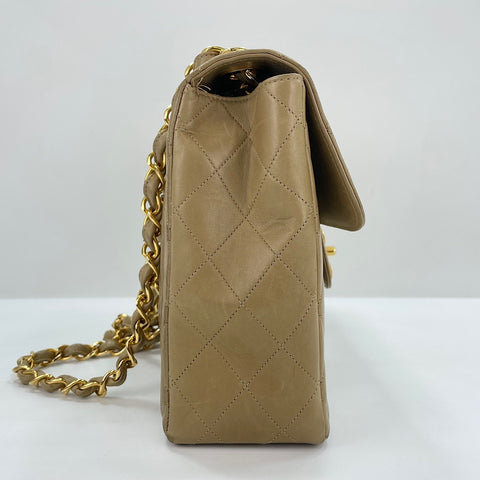 CHANEL Matelassé 30 Shoulder Bag beige WS30141