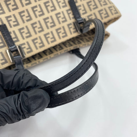 FENDI Zucchino Handbag beige WS30146