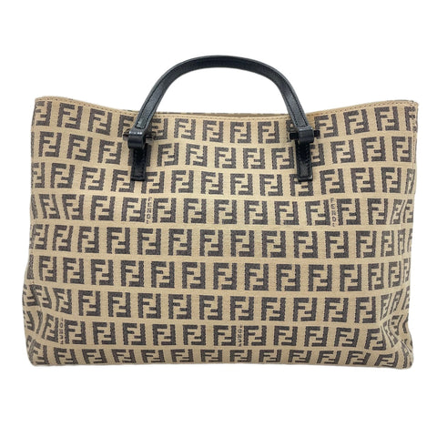 FENDI Zucchino Handbag beige WS30146