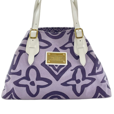LOUIS VUITTON Cruise Line Taïcienne PM Tote Bag purple WS30148
