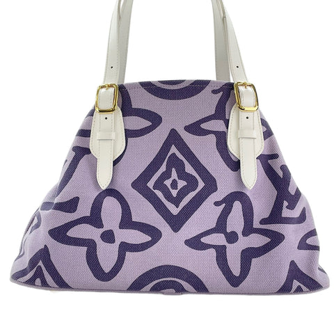 LOUIS VUITTON Cruise Line Taïcienne PM Tote Bag purple WS30148