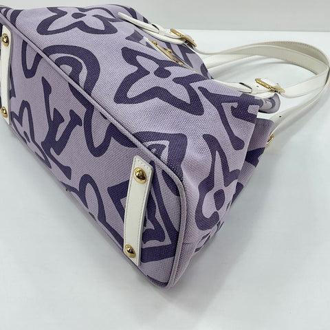 LOUIS VUITTON Cruise Line Taïcienne PM Tote Bag purple WS30148
