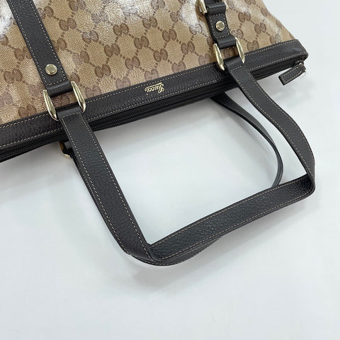 GUCCI GG Crystal Tote Bag beige WS30152