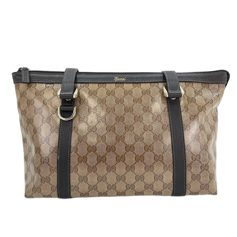 GUCCI GG Crystal Tote Bag beige WS30152
