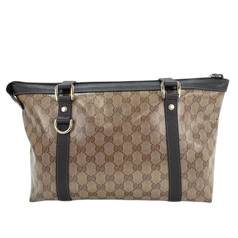 GUCCI GG Crystal Tote Bag beige WS30152
