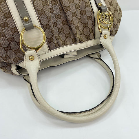 GUCCI Interlocking G Tote Bag beige WS30154