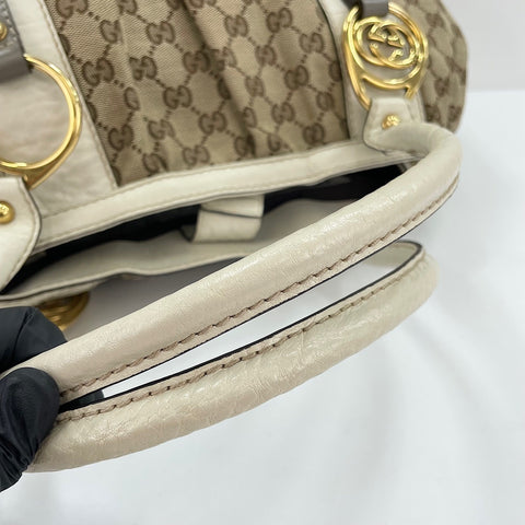 GUCCI Interlocking G Tote Bag beige WS30154