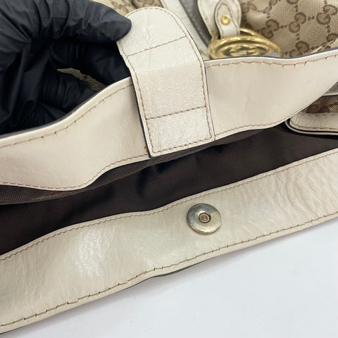 GUCCI Interlocking G Tote Bag beige WS30154