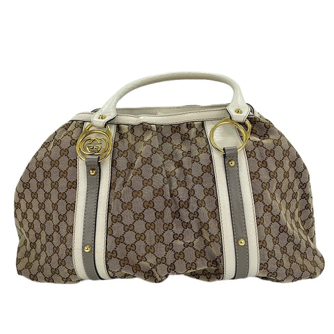GUCCI Interlocking G Tote Bag beige WS30154