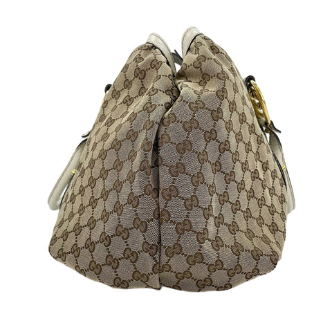 GUCCI Interlocking G Tote Bag beige WS30154