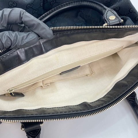GUCCI Sukey 2WAY Handbag black WS30155