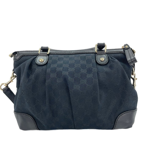 GUCCI Sukey 2WAY Handbag black WS30155