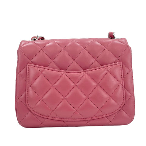 CHANEL Mini Matelassé Shoulder Bag pink WS30160