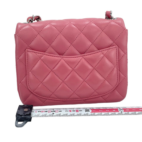 CHANEL Mini Matelassé Shoulder Bag pink WS30160