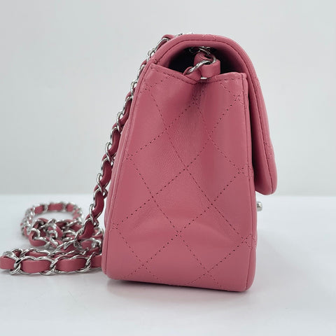 CHANEL Mini Matelassé Shoulder Bag pink WS30160