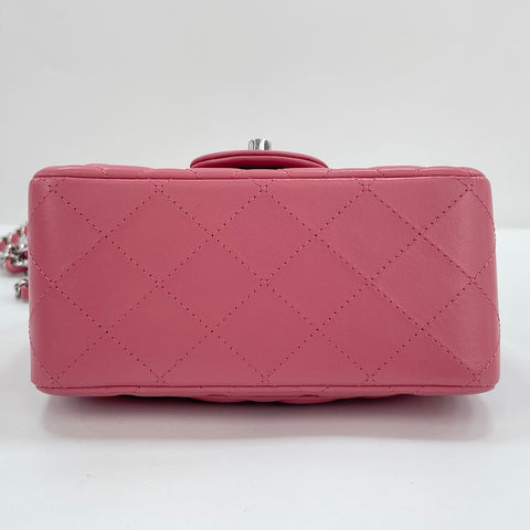 CHANEL Mini Matelassé Shoulder Bag pink WS30160