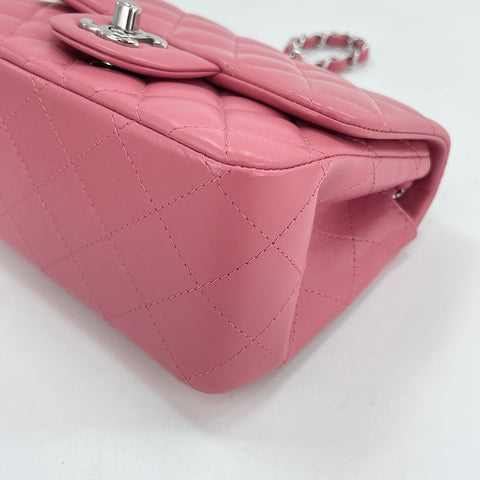 CHANEL Mini Matelassé Shoulder Bag pink WS30160