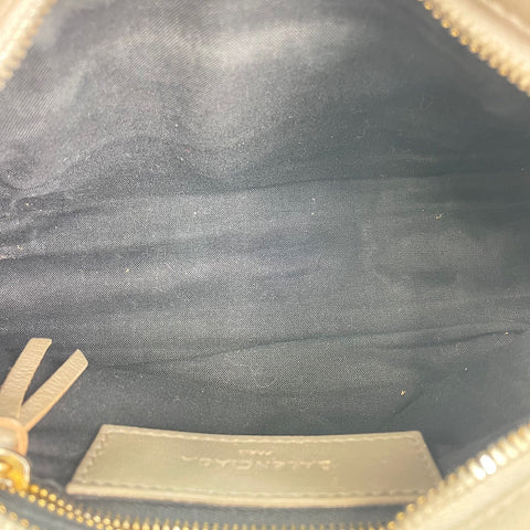 BALENCIAGA Classic Mini City 2WAY Handbag khaki WS30164