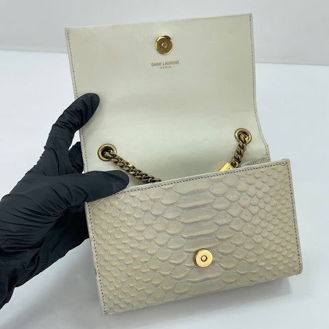 SAINT LAURENT PARIS Tassel Shoulder Bag white WS30167