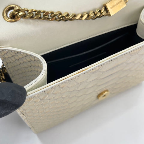 SAINT LAURENT PARIS Tassel Shoulder Bag white WS30167