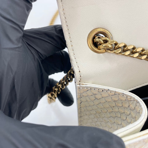 SAINT LAURENT PARIS Tassel Shoulder Bag white WS30167