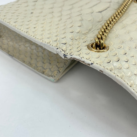 SAINT LAURENT PARIS Tassel Shoulder Bag white WS30167