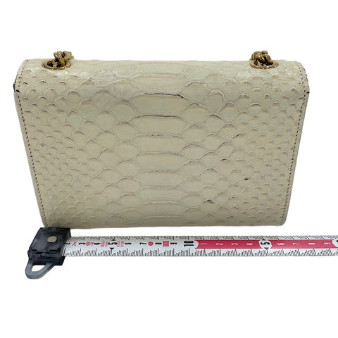 SAINT LAURENT PARIS Tassel Shoulder Bag white WS30167