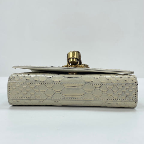 SAINT LAURENT PARIS Tassel Shoulder Bag white WS30167
