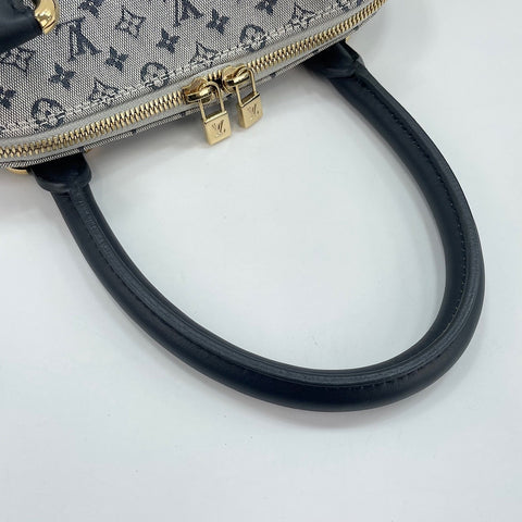 LOUIS VUITTON Alma O Handbag Navy WS30169